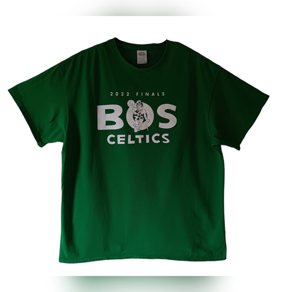 Boston Celtics 2022 Finals men's green short-sleeve graphic t-shirt size XL - Picture 2 of 8